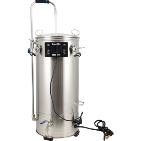 BrewZilla All Grain Brewing System | Gen 4.1 | Integrated Pump | Includes Wort Chiller | WiFi | Bluetooth | RAPT | 35L | 9.25G | 220V